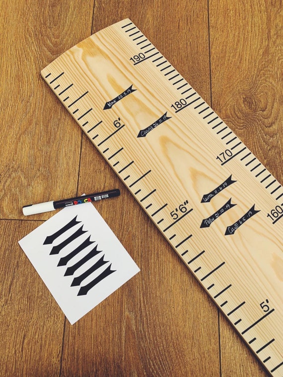 Gant Ruler Wall Hangings Wall Décor Height Measurement Hygge Living Family Giant ...