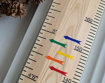 Growth Chart Add-On/24 Vinyl Stickers/Height Markers/ Vinyl Markers for Height Chart/Arrows/ Arrows for Marking Height/Arrow stickers