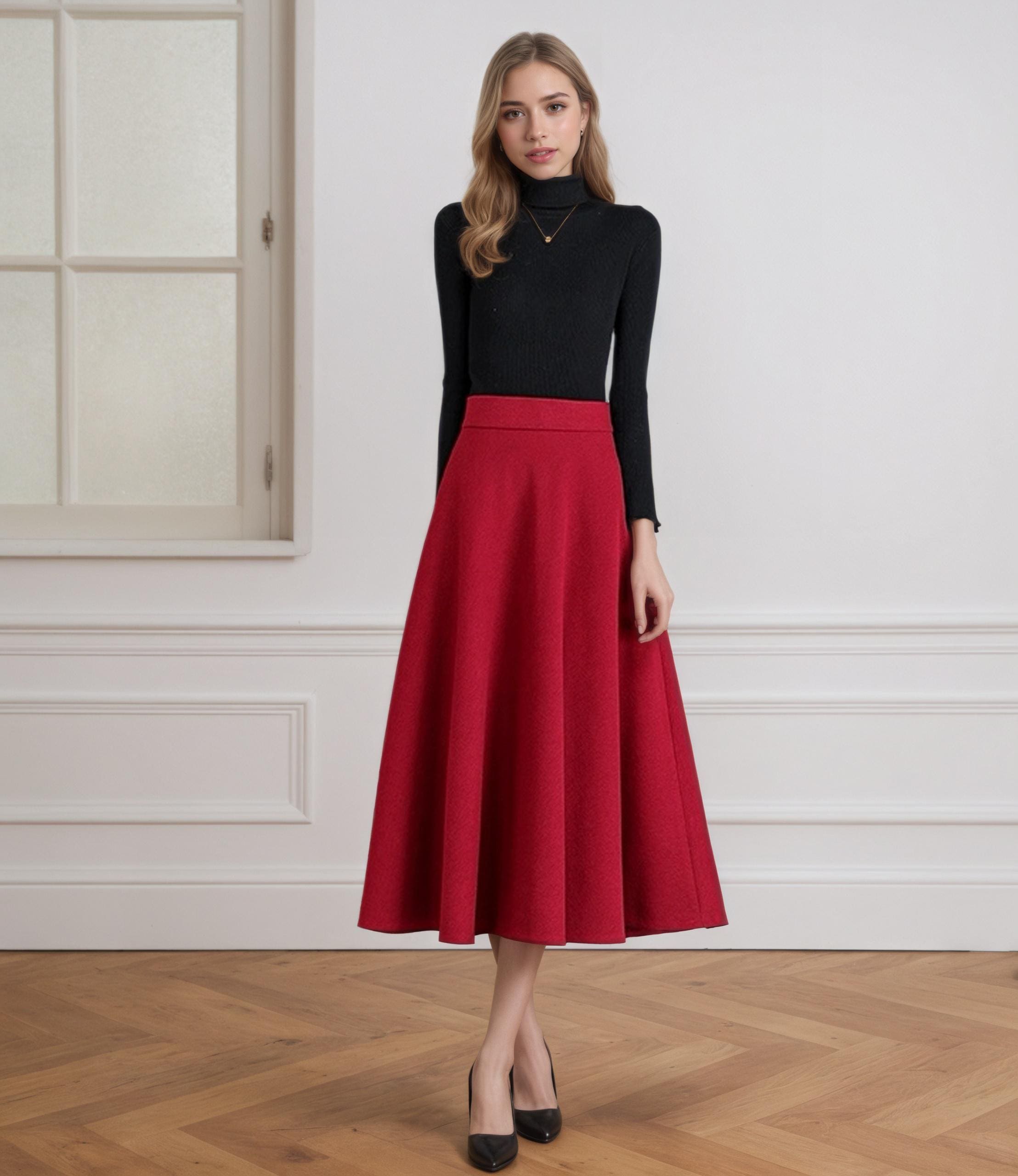 red full skirt dress La Reina Red Quinceaera Dresses