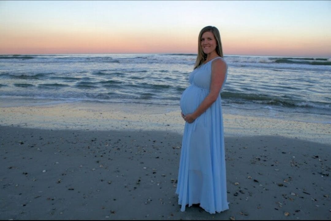 maternity beach dress Custom Ivory Vintage Off-the-shoulder Photoshoot Dress, Ivory / 4XL 74cm Sleeve length (cm) MarilynColwell on LTK