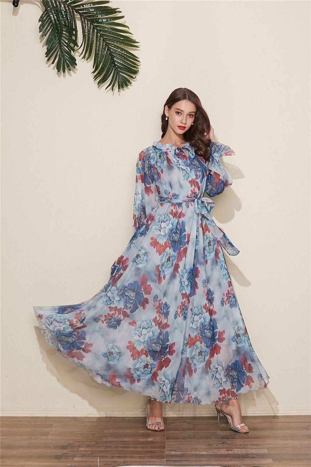 mini dress cream ASHBY and a feminine lace Mastering Casual Elegance: The Color:Purple Florals Aug26NewArrivals11