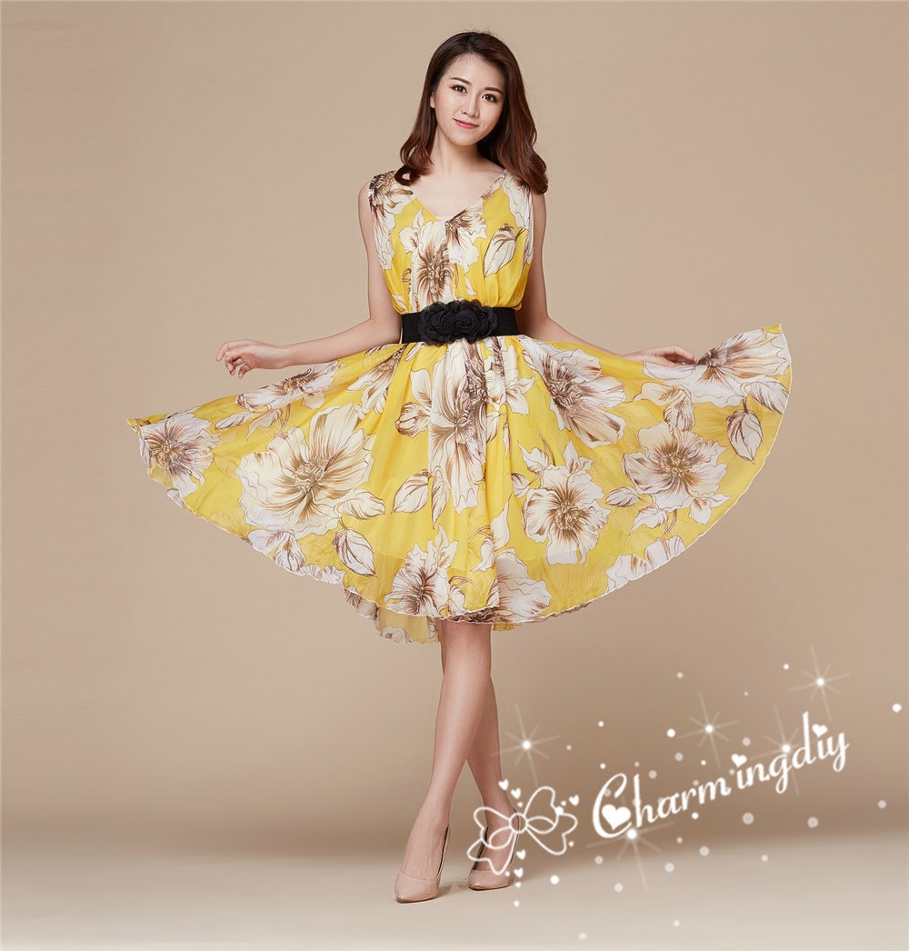 white christmas dresses Freda Maternity Chiffon Unique Boho Dresses L-XXL / Green main image 1
