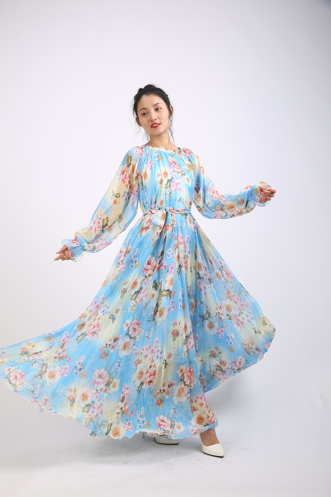 girls bridesmaid dresses A-Line/Princess Spaghetti Straps Junior Girl with S Halloween Costumes Color:Mid Blue Sweetheart Neck Light Blue