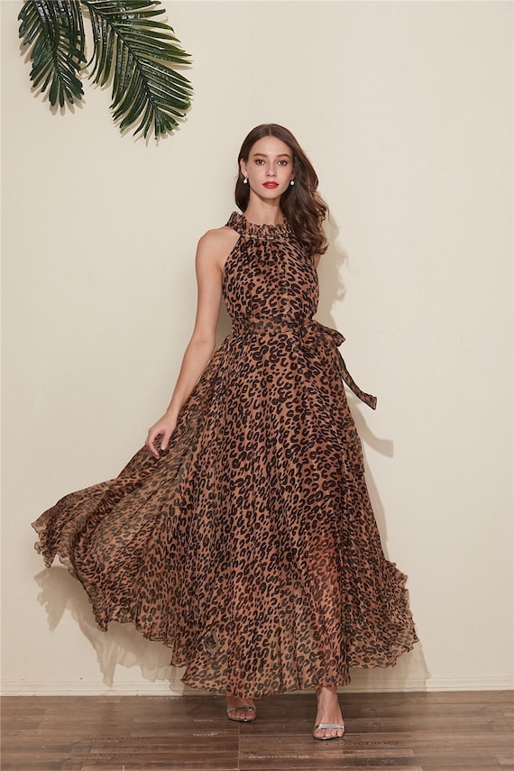 110 colores gasa marron negro vestido de fiesta largo noche boda maternidad ligero vestido de verano vacaciones playa dama de honor falda larga Etsy Mexico