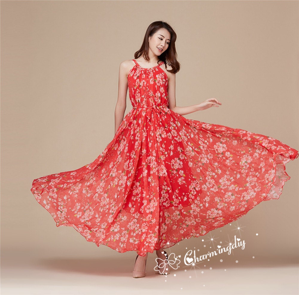 Red Dress With White Flowers Teuta Matoshi Red Long Sleeve Polka Dot Dress  Long Red And