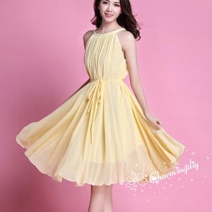 Yellow Homecoming Dress