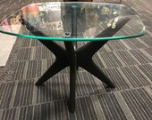 Rare Black Mid-century Modern Jacks Adrian Pearsall Jacks Side Table