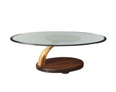SUPER SALE Vintage Henredon Burl Wood Sculptural Coffee Table