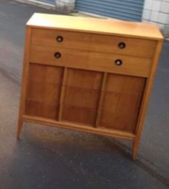 Mid Century Modern Dresser Highboy Basic Witz Etsy