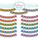 Gold and Silver Glitter Bunting Banner Clipart