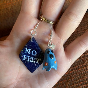 Beetlejuice Inspired Earrings