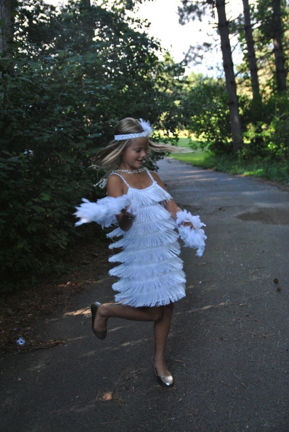 Flapper Dress Blue Childrens Costume Flapper Dress Blue Childrens Costume