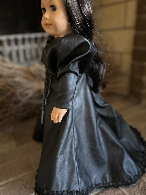 Gothic / Steampunk Faux Leather Gown for American Girl Dolls - Etsy