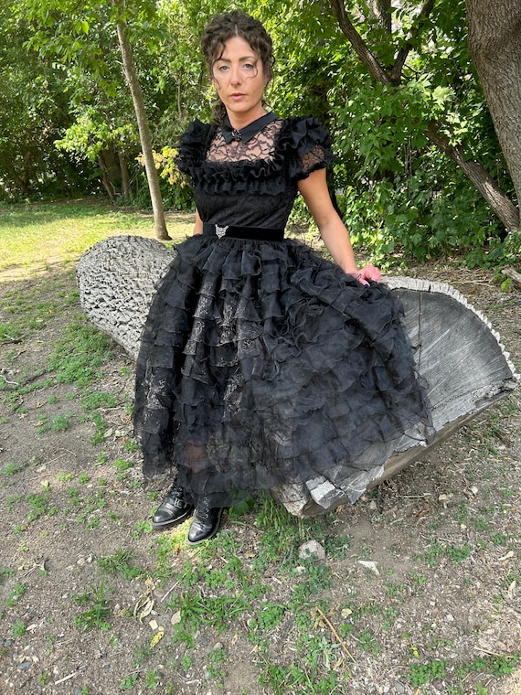 Wednesday's Raven Dress for Adults