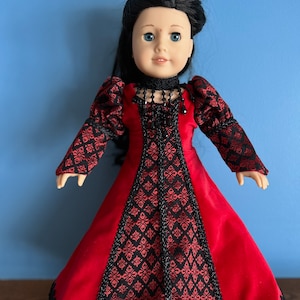 Gothic Red Queen for American Girl Dolls