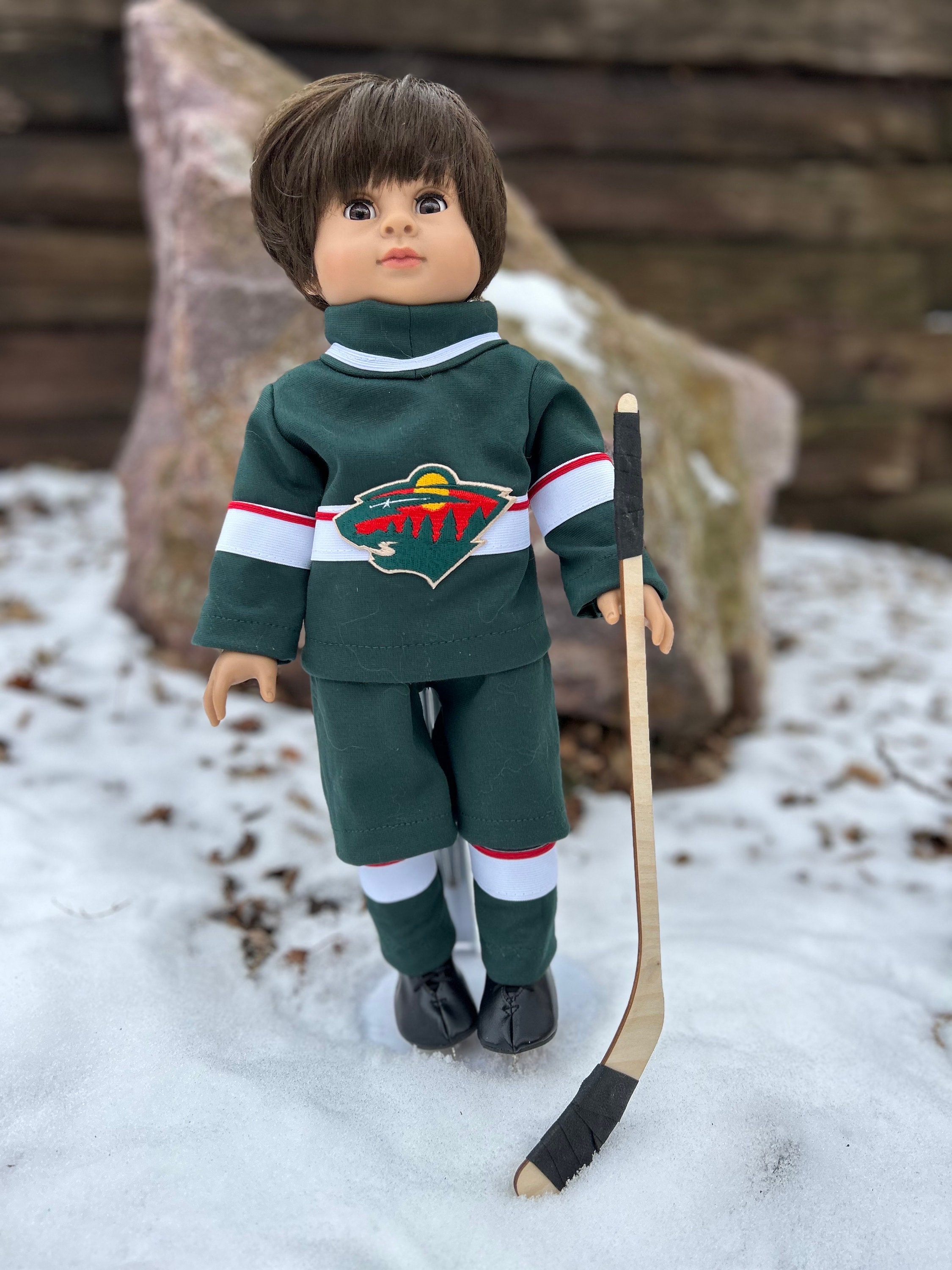 Wild Hockey Uniform for American Girl Dolls Other 18 Dolls and Also Able to Duplicate Most Teams Upon Request Etsy Australia