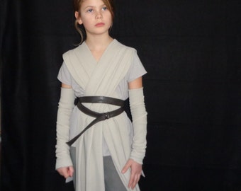 Rey Costume From Star Wars for Girls With Cuff - Etsy