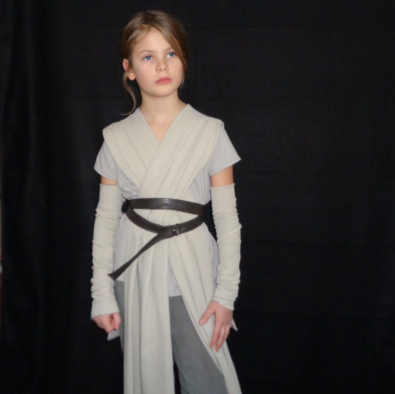 Rey Costume From Star Wars for Girls With Cuff Etsy