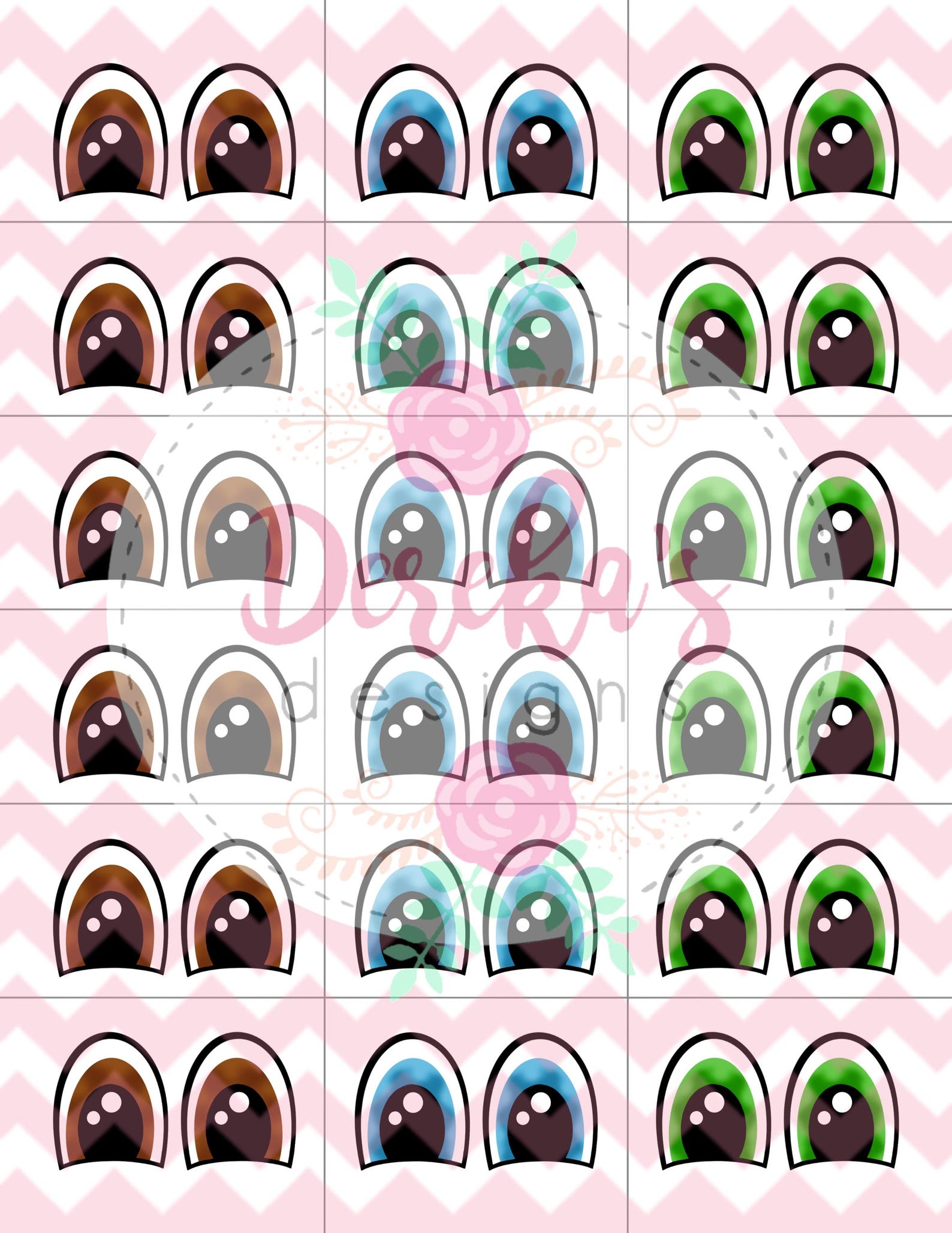 Downloadable Eye File: Three Sizes and Colors, Download JPEG and PNG ...