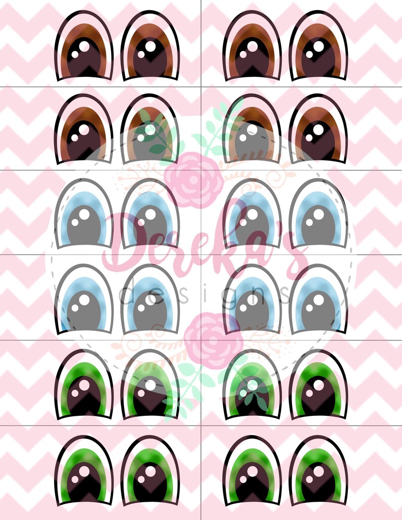 Downloadable Eye File: Three Sizes and Colors, Download JPEG and PNG ...