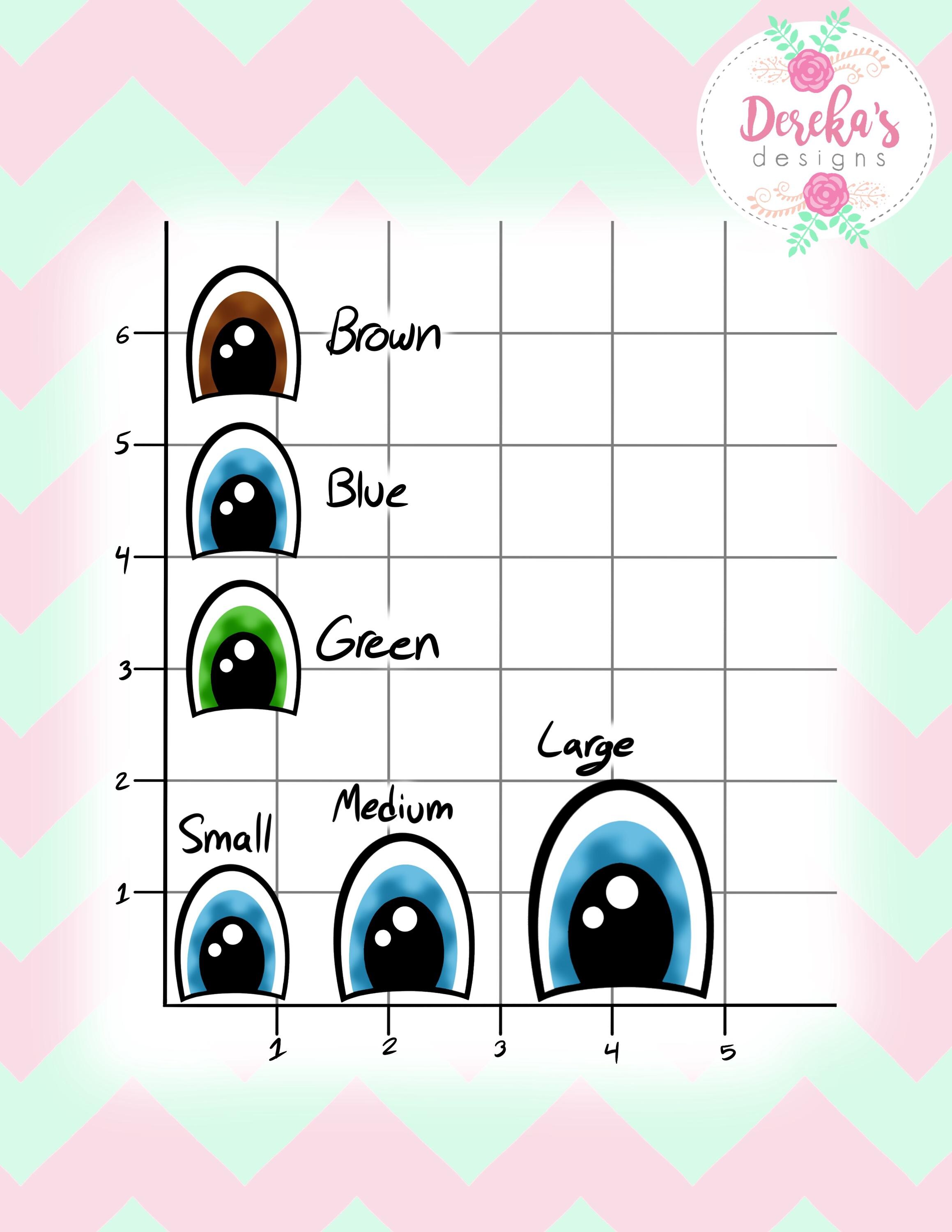 Downloadable Eye File: Three Sizes and Colors, Download JPEG and PNG ...