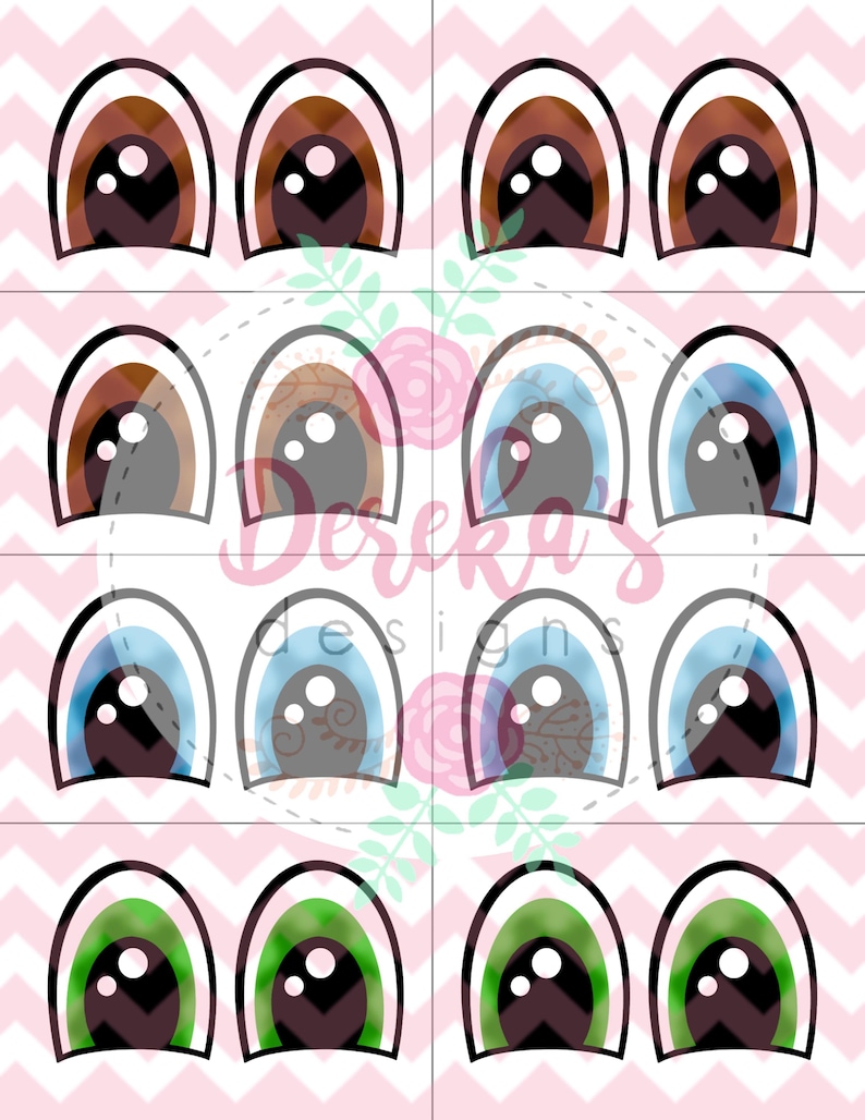 Downloadable Eye File: Three Sizes and Colors, Download JPEG and PNG ...