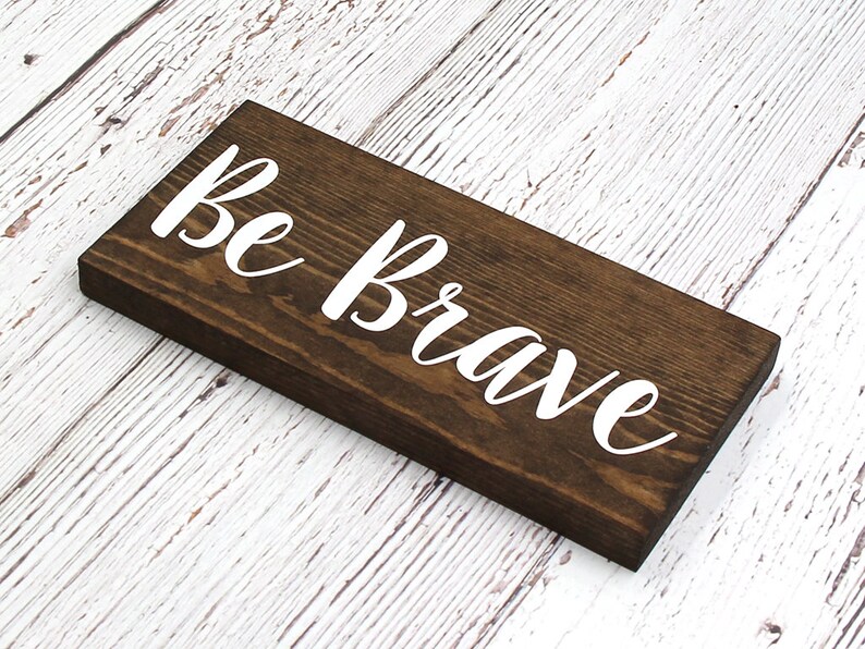 Inspirational Rustic Hand Painted Wood Sign be Etsy