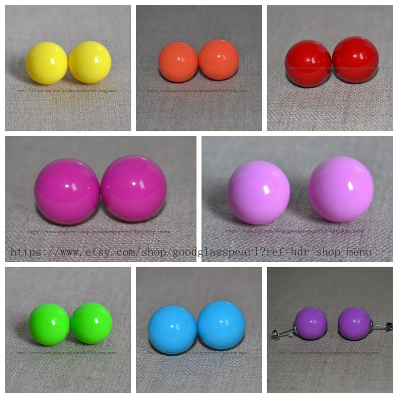 Neon Ball Necklace - Etsy UK