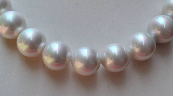 Pink Faux Pearls - 20 mm Fake Pearls