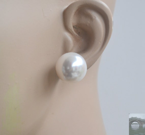⭐️Elegant Big pearls Long Earrings jewelry | Long pearl earrings, Big pearl,  Long earrings