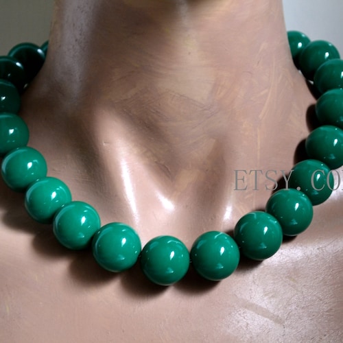 Harry Styles Beads Necklace Hot Pink Beaded Necklace Resin Etsy