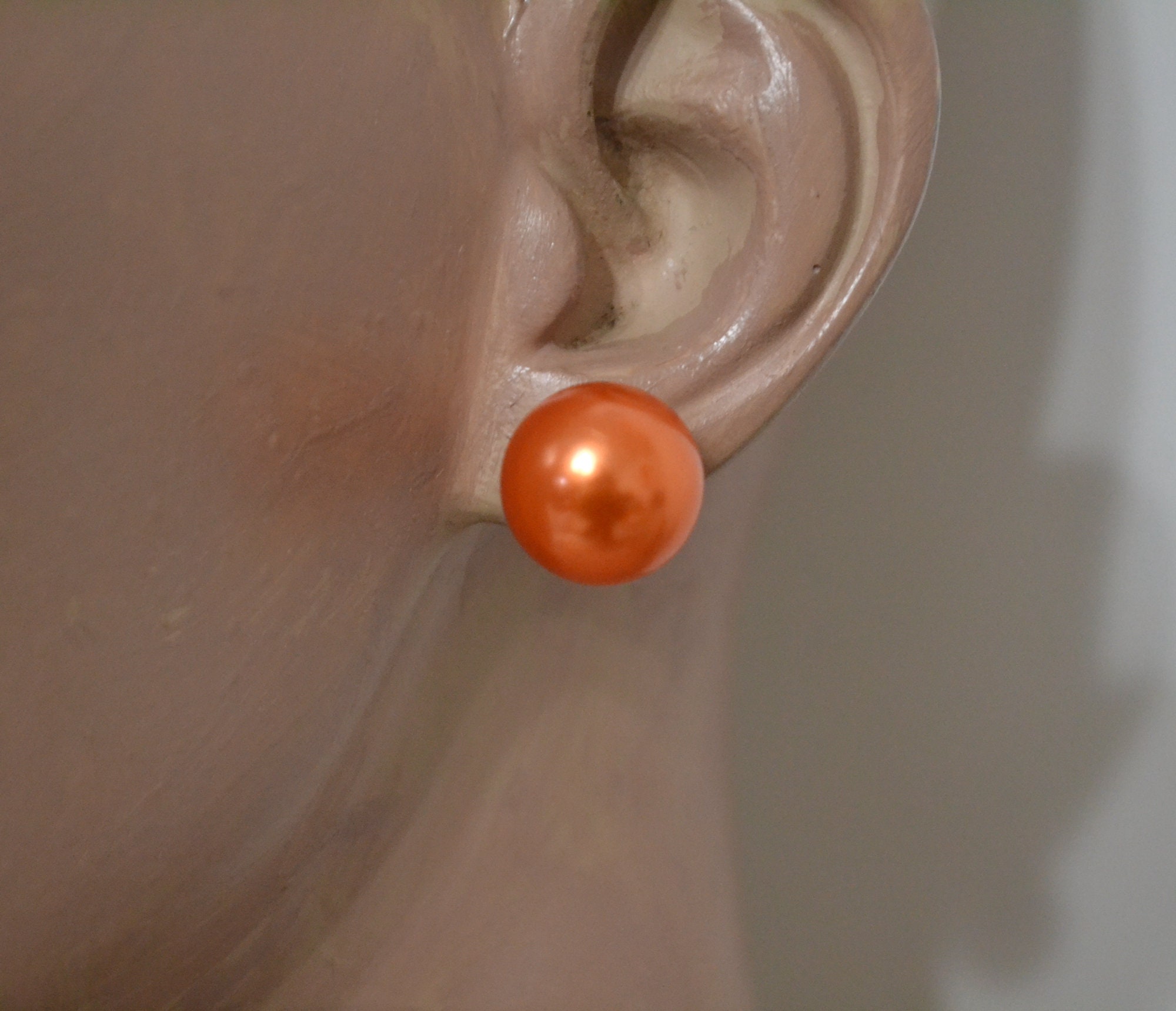 Buy Orange Earrings Big Orange Acrylic Hoop Earrings Orange Online in India   Etsy