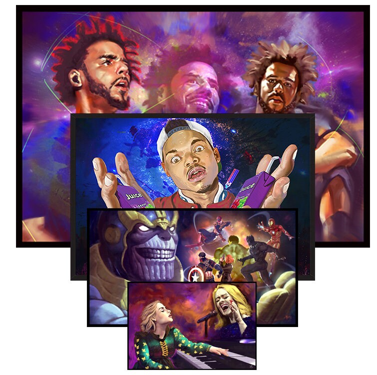 Bebé Joker niños decoración de la pared DC Comics superhéroe | Etsy