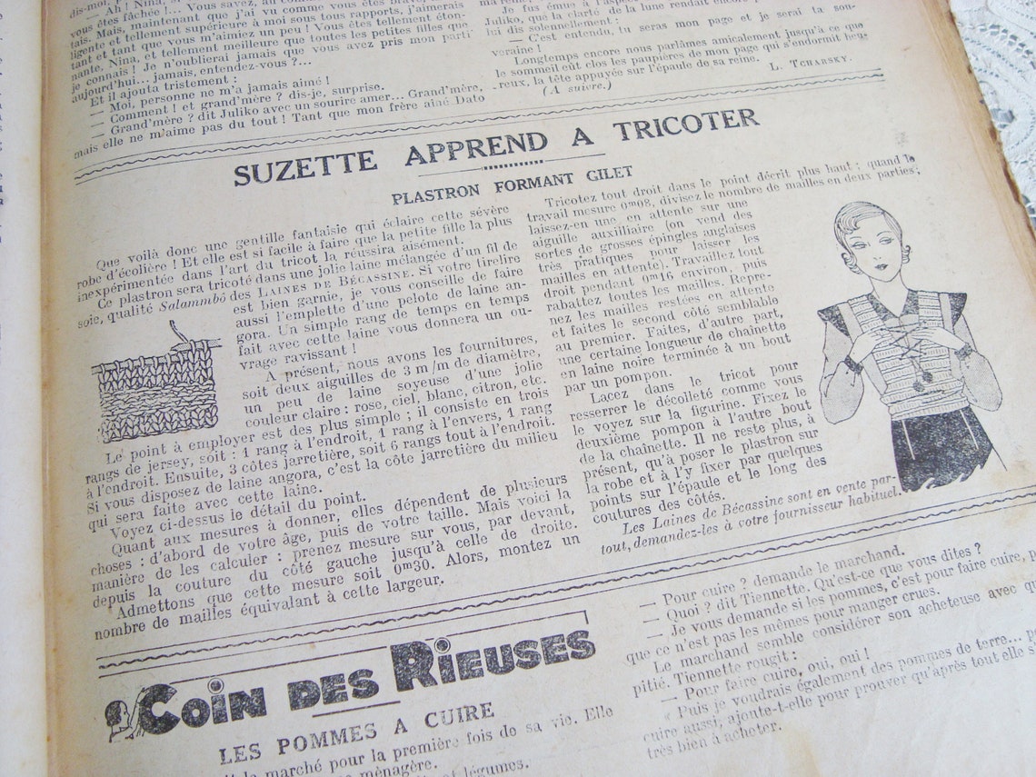 La Semaine De Suzette : Environ 80 N° Entre Les Années 1916 Et 1934 Une Reliure Editeur Du 1er Semestre