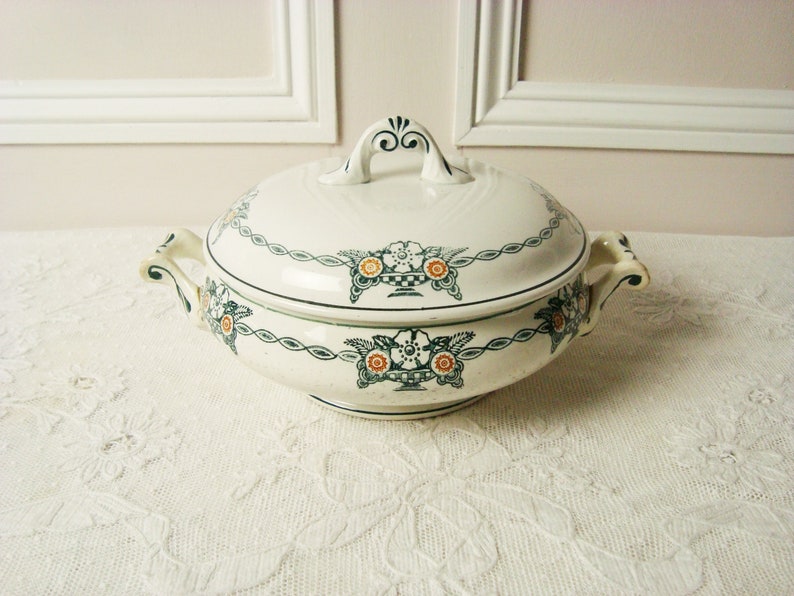 Antique French 1900/'s tureen made by St Amand France