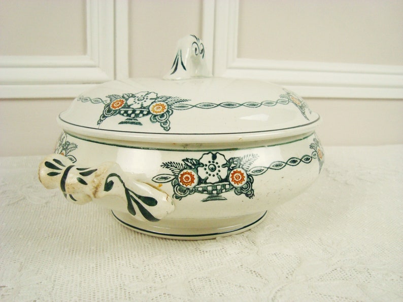 Antique French 1900/'s tureen made by St Amand France