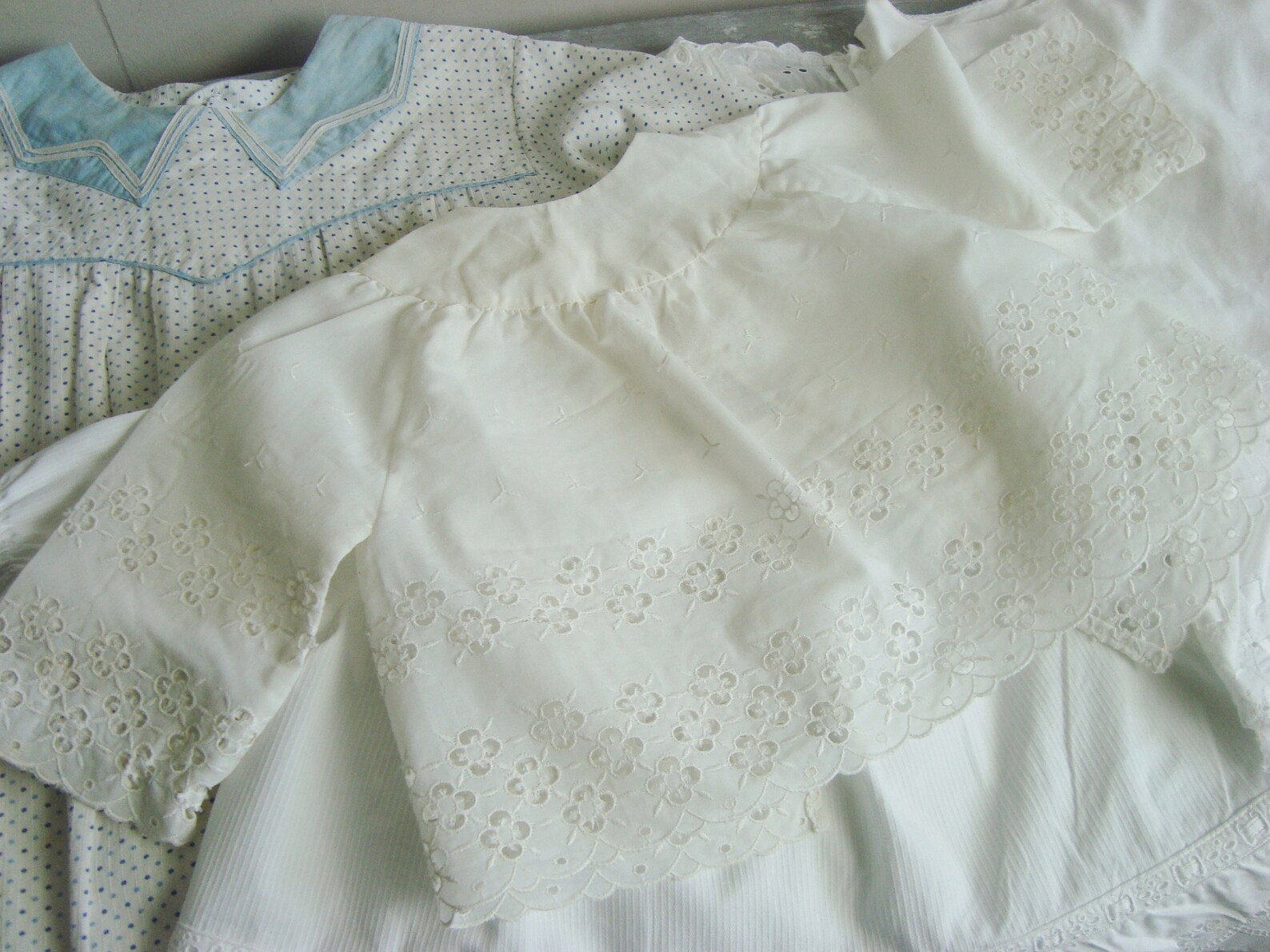 Batch Vintage French Baby Clothing Broderie Anglaise for Dolls Etsy