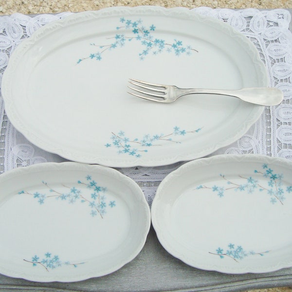 Lot de plats en Euro Porcelaine France vaisselle des années 80