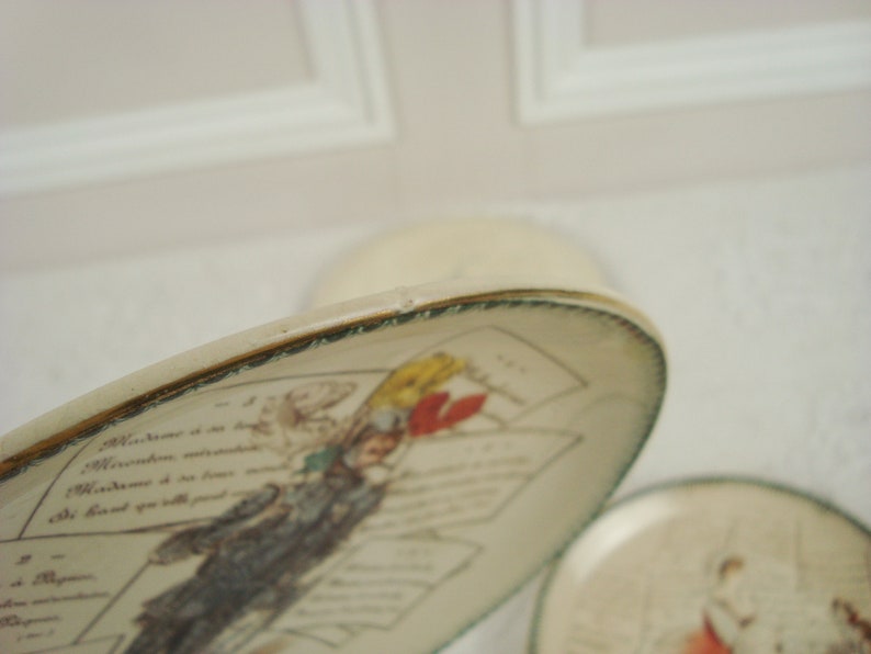 Antique French Choisy Le Roi Ironstone plates set of 5