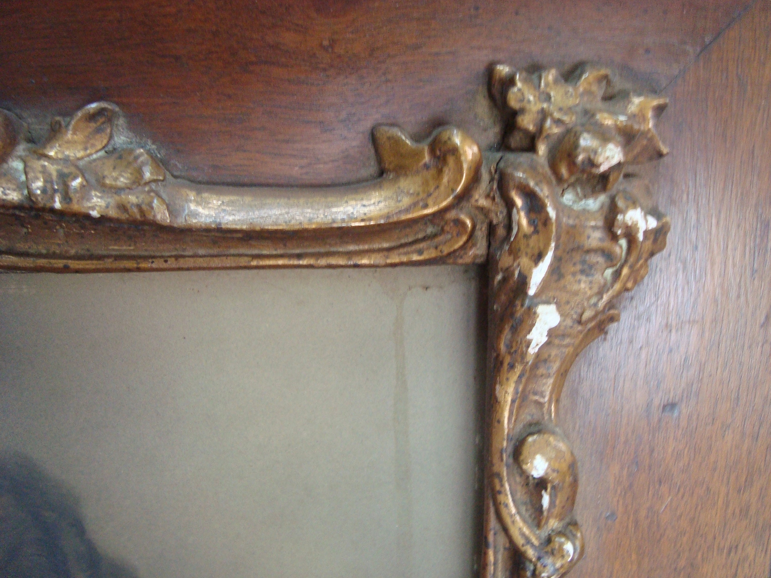 Antique French Picture Frame in Wood and Gesso From 1919 Etsy