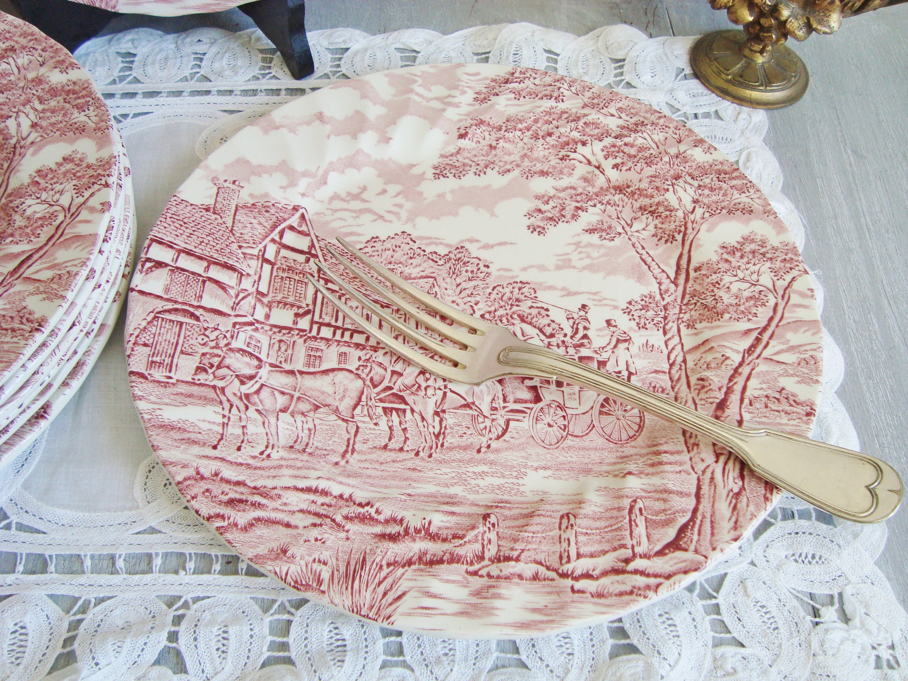 lot De 6 Assiettes En