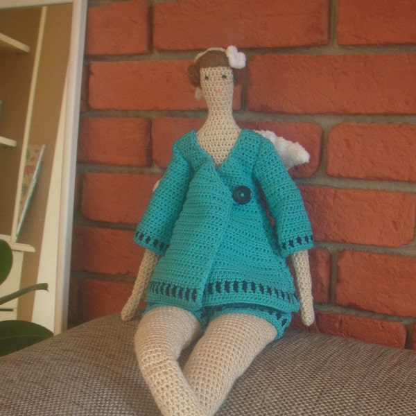 Crochet pattern - "Night time" Tilda doll - by MyMysticAcacia, digital crochet pattern, DIY,pdf.