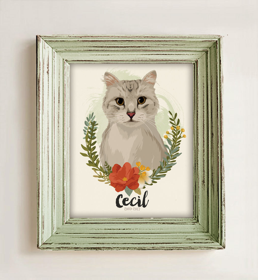 dog portrait pet lover gift pet remembrance custom pet portrait cat portrait custom pet gift pet memorial Personalized pet sketch