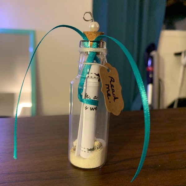 Nautical Message in a Bottle (Personalize your message!)