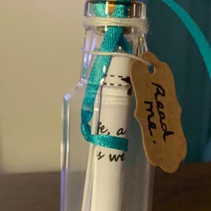 Nautical Message in a Bottle (Personalize your message!)