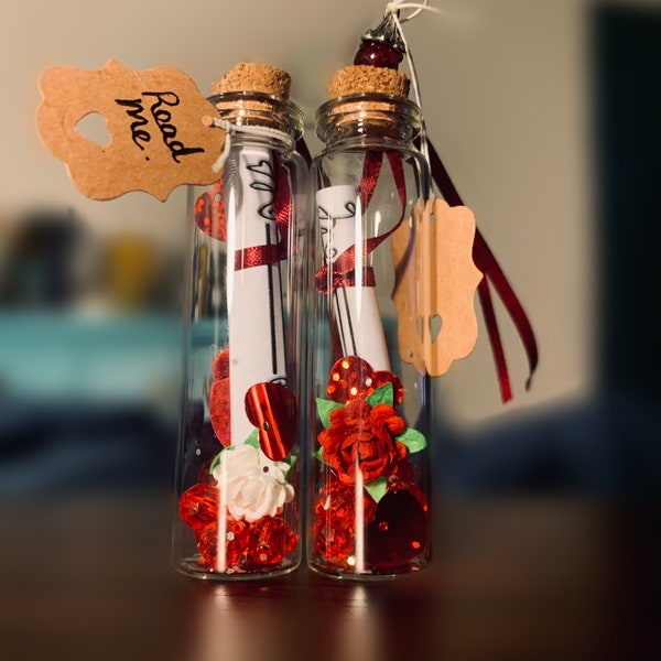 Heartfelt Message in a Bottle (Personalize your message!)