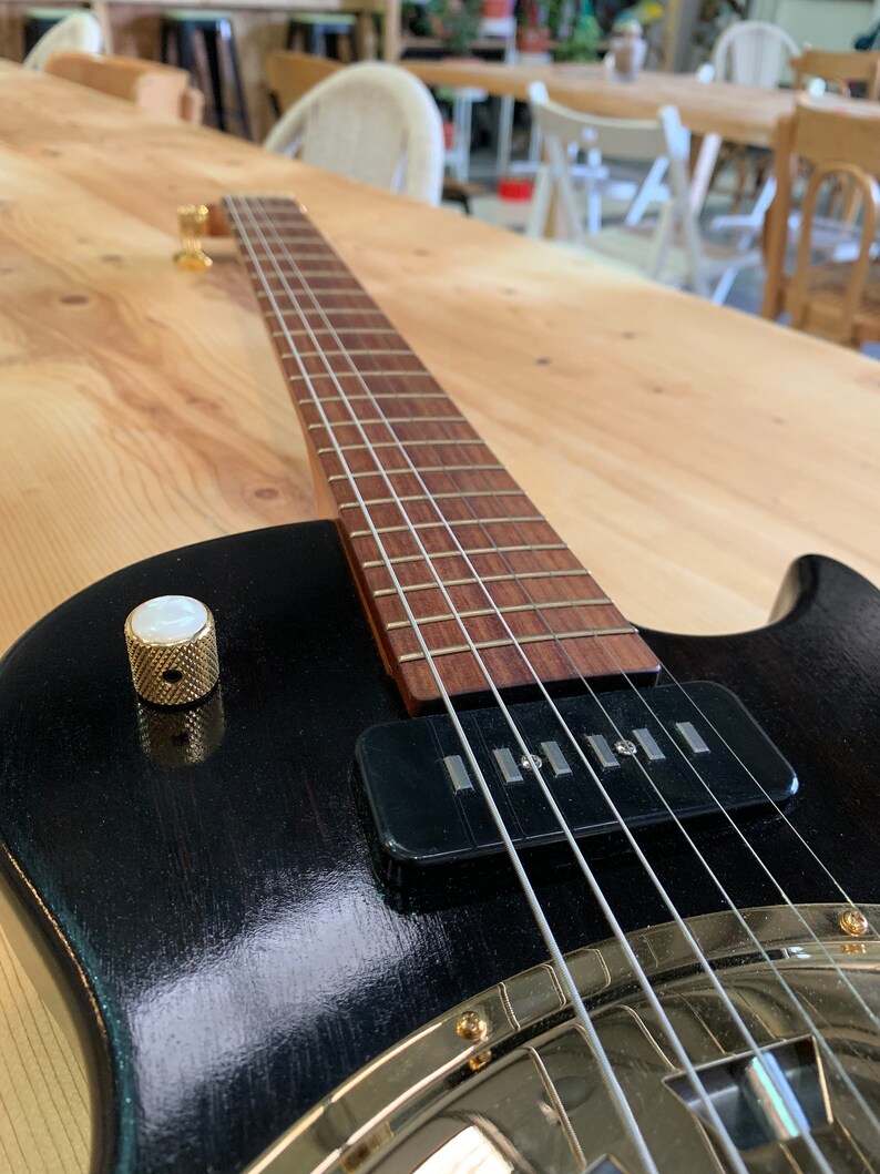 Handmade Solid Body Electric Resonator Guitar Etsy UK