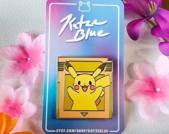 Cartridge Electric Mouse Pocket Monster Enamel Pin