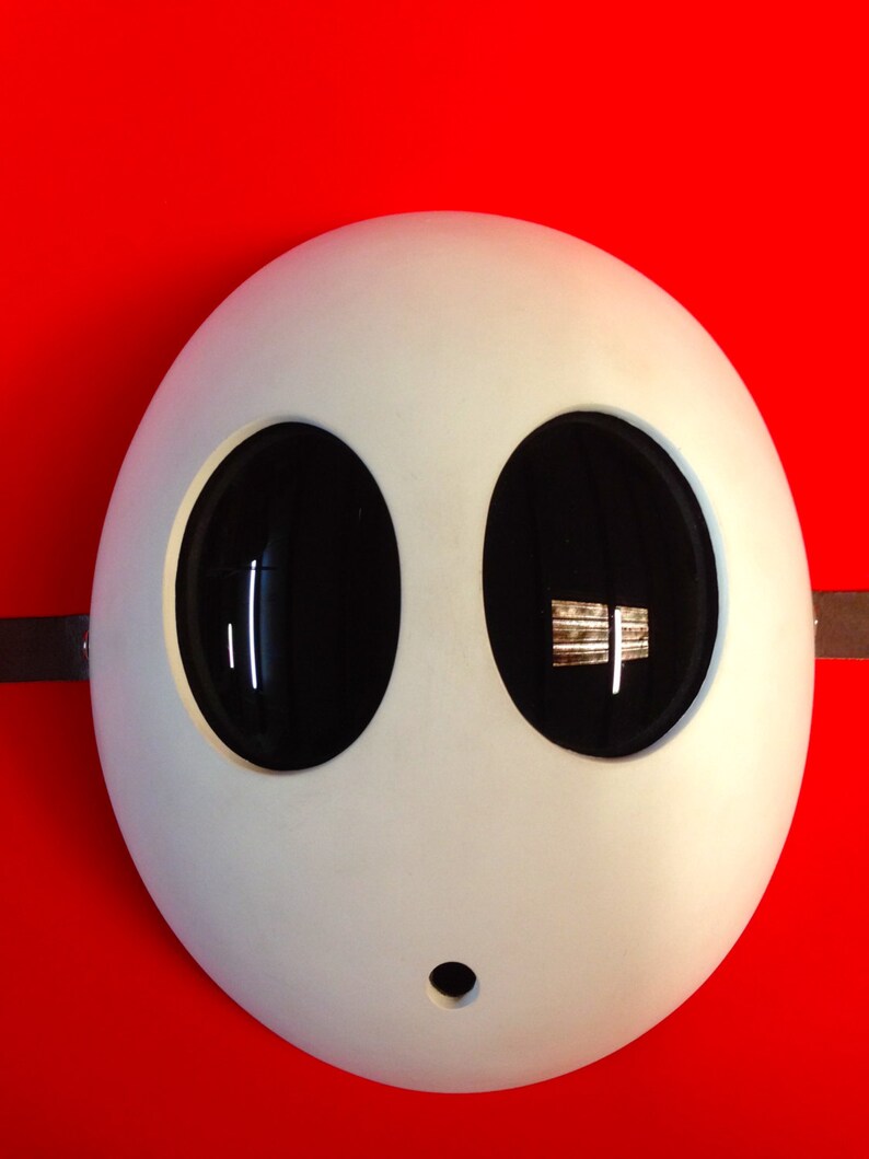 Deluxe Fiberglass Shy Guy Mask.