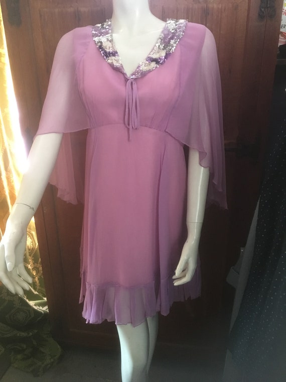 lilac occasion dress